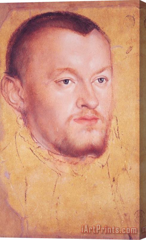 Lucas Cranach The Younger Portrait of Augustus I (1526 86) Elector of Saxony Stretched Canvas Painting / Canvas Art
