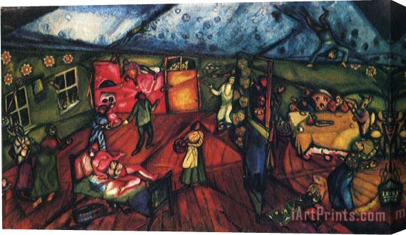 Marc Chagall Birth 1912 Stretched Canvas Painting / Canvas Art