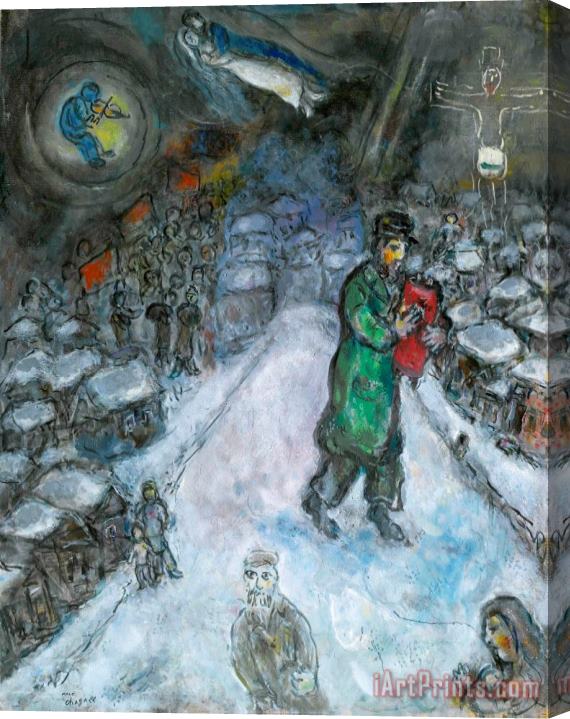 Marc Chagall Le Soir Stretched Canvas Print / Canvas Art