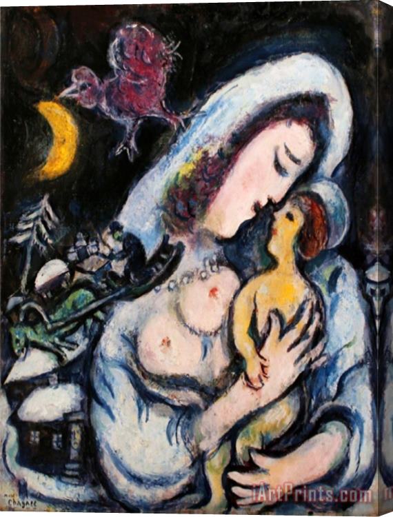 Marc Chagall Motherhood Stretched Canvas Print / Canvas Art