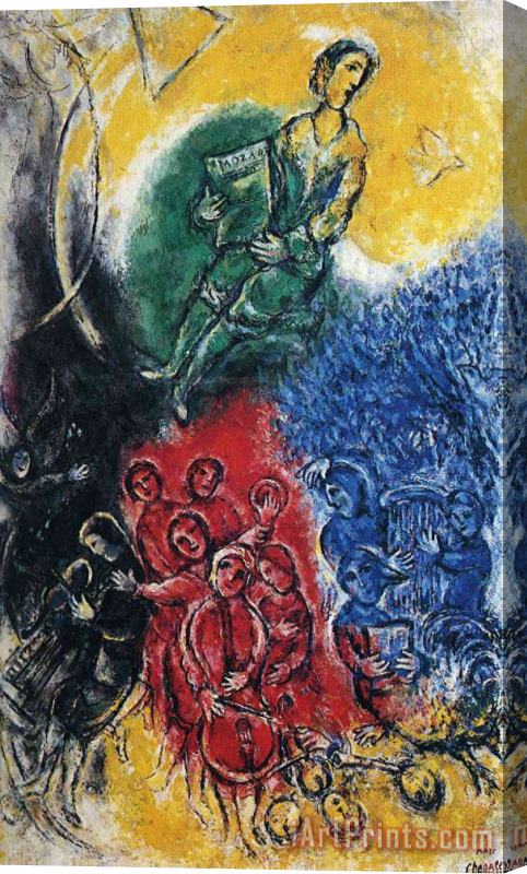 Marc Chagall Music 1963 Stretched Canvas Print / Canvas Art