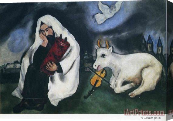 Marc Chagall Solitude 1933 Stretched Canvas Print / Canvas Art