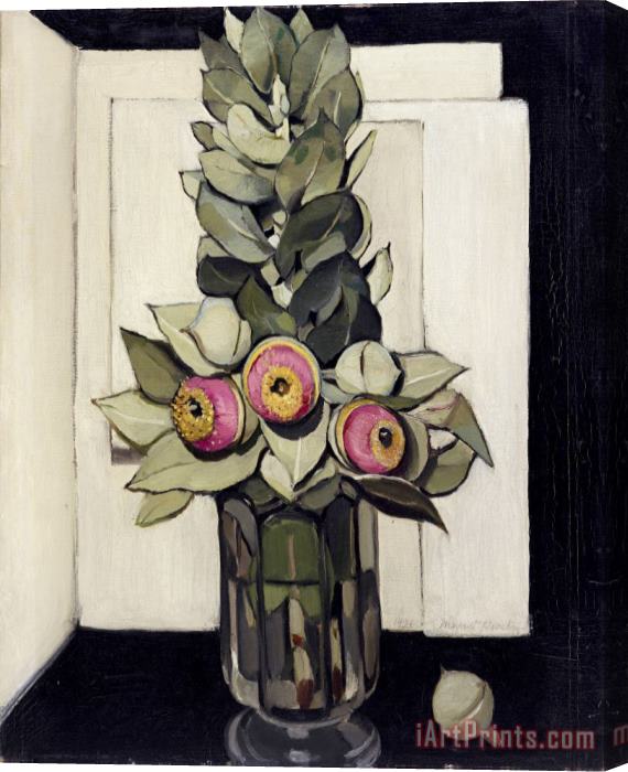 Margaret Preston Western Australian Gum Blossom Stretched Canvas Painting / Canvas Art