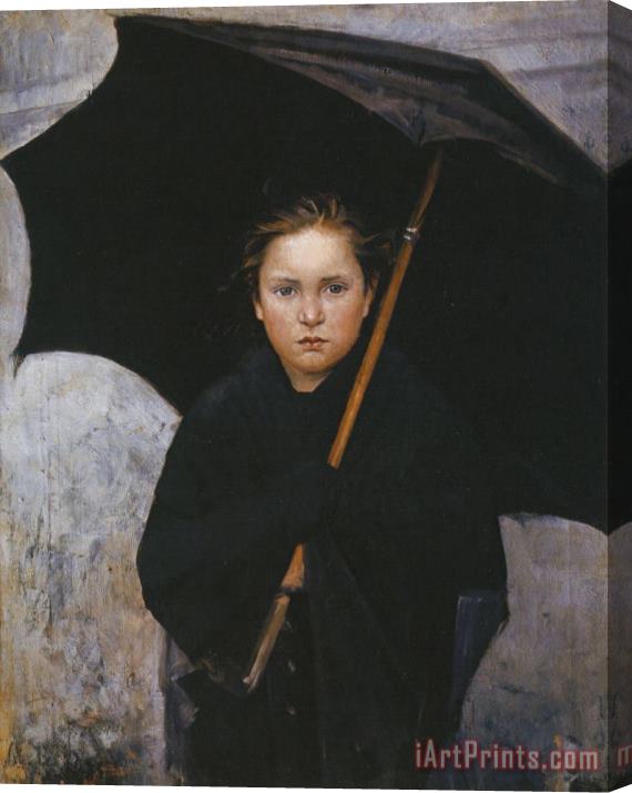 Maria Konstantinowna Bashkirtseff The Umbrella Stretched Canvas Painting / Canvas Art