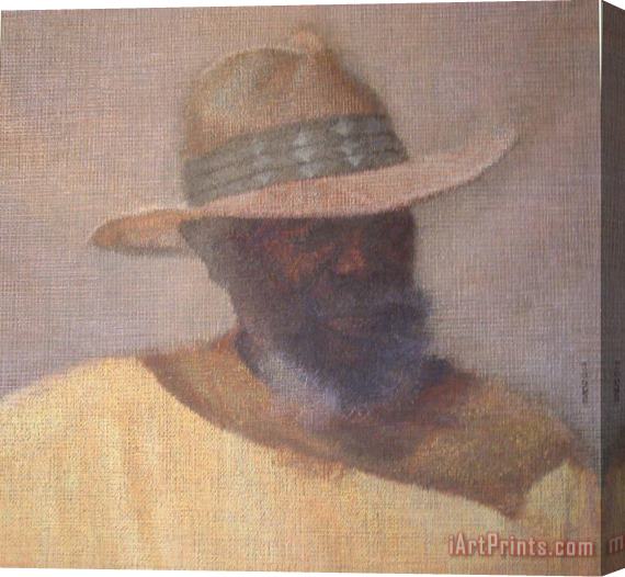Mario A. Robinson The Medicine Man Stretched Canvas Painting / Canvas Art