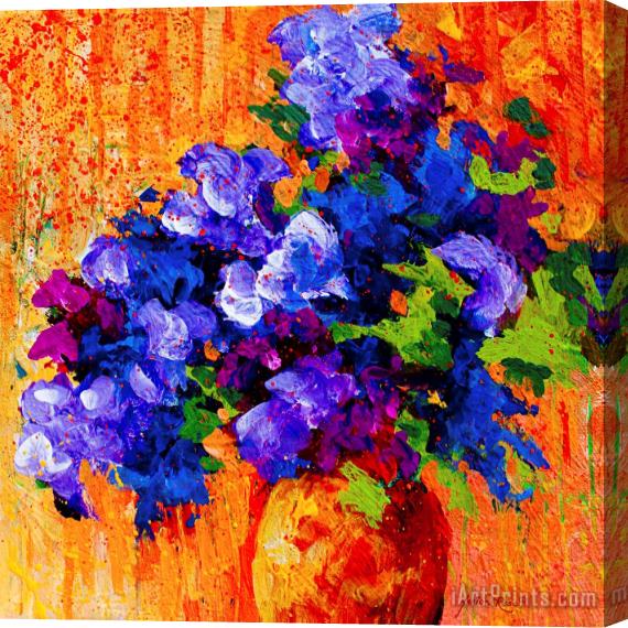 Marion Rose Abstract Boquet 3 Stretched Canvas Painting / Canvas Art