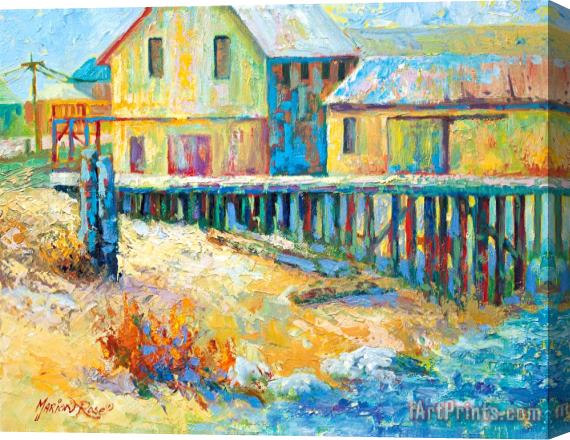 Marion Rose Alert Bay Cannery Stretched Canvas Painting / Canvas Art