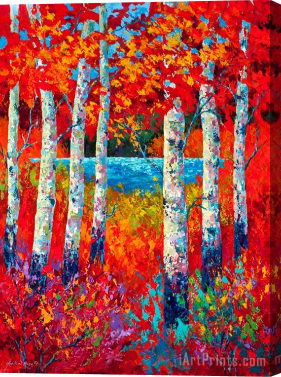 Marion Rose Autumn Lyrics Stretched Canvas Painting / Canvas Art
