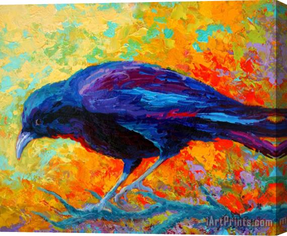Marion Rose Crow III Stretched Canvas Print / Canvas Art