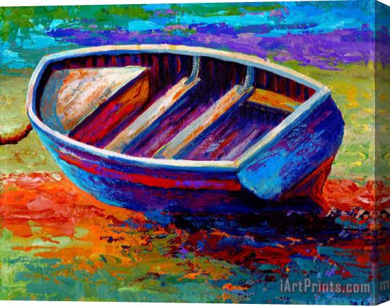 Marion Rose Riviera Boat III Stretched Canvas Print / Canvas Art