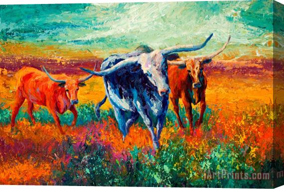 Marion Rose When The Cows Come Home Stretched Canvas Painting / Canvas Art