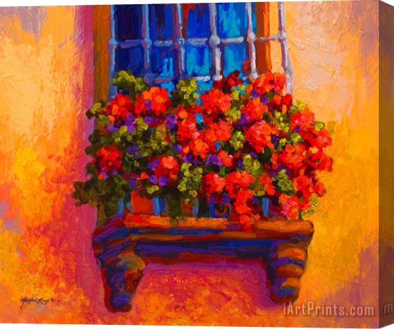 Marion Rose Window Box Stretched Canvas Painting / Canvas Art