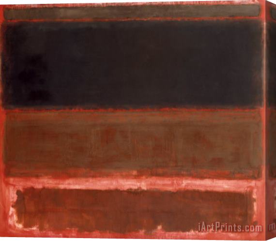 Mark Rothko Four Darks in Red 1958 Stretched Canvas Print / Canvas Art