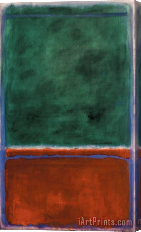 Mark Rothko Green And Maroon Stretched Canvas Print / Canvas Art