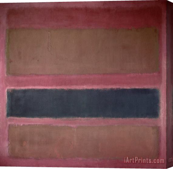 Mark Rothko No. 18 (brown And Black on Plum), 1958 Stretched Canvas Print / Canvas Art