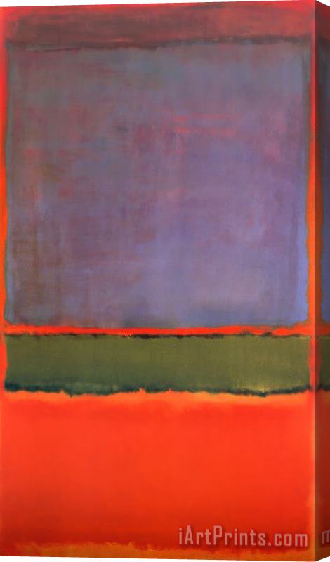Mark Rothko No 6 Violet Green And Red 1951 Stretched Canvas Print / Canvas Art