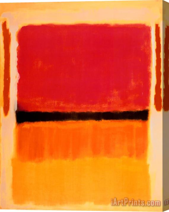 Mark Rothko Untitled Violet Black Orange Yellow on White And Red 1949 Stretched Canvas Painting / Canvas Art