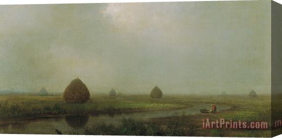 Martin Johnson Heade Jersey Marshes Stretched Canvas Print / Canvas Art