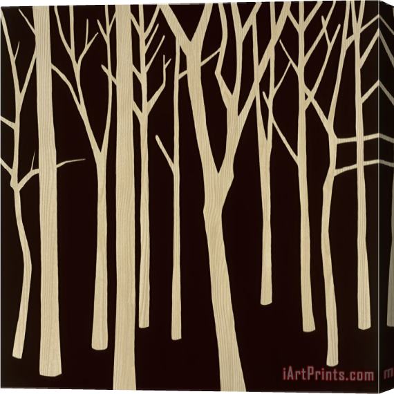 Mary Calkins Sepia Forest 2 Stretched Canvas Print / Canvas Art