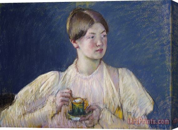 Mary Cassatt La Tasse De The Stretched Canvas Painting / Canvas Art
