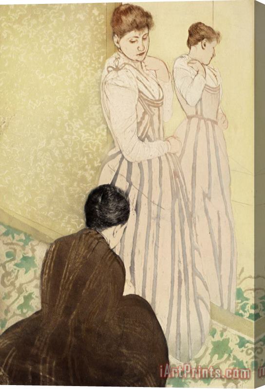Mary Cassatt The Fitting Stretched Canvas Painting / Canvas Art