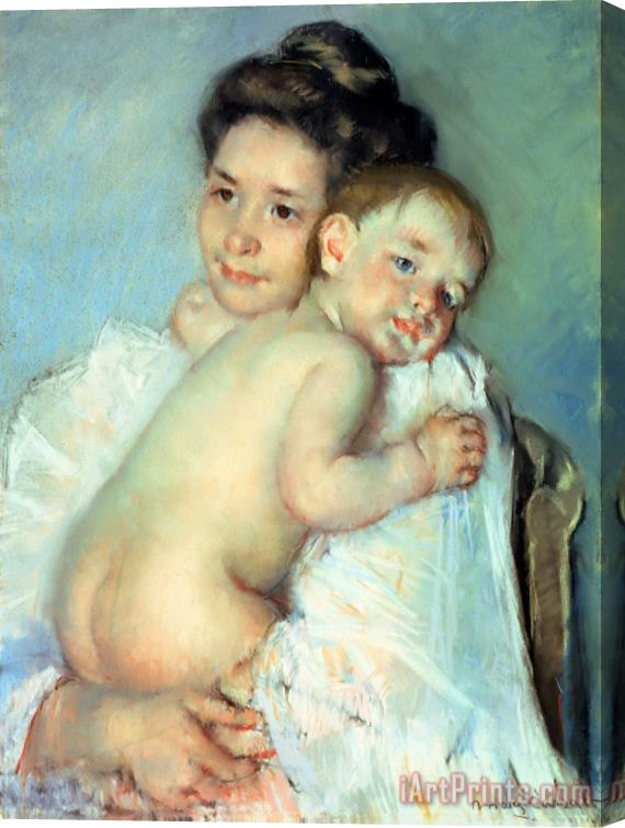 Mary Stevenson Cassatt The Young Mother Stretched Canvas Painting / Canvas Art