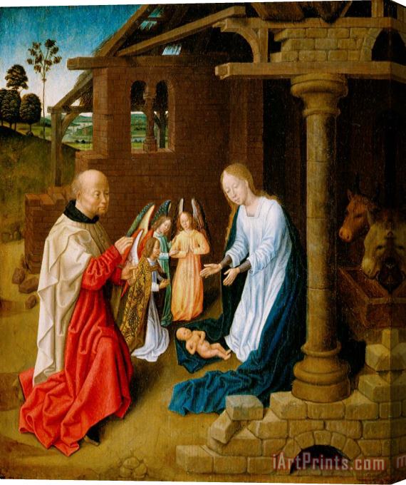 Master of San Ildefonso Adoration of the Christ Child Stretched Canvas Print / Canvas Art