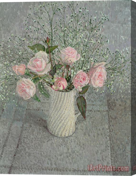 Maurice Sheppard Pink Roses Stretched Canvas Print / Canvas Art