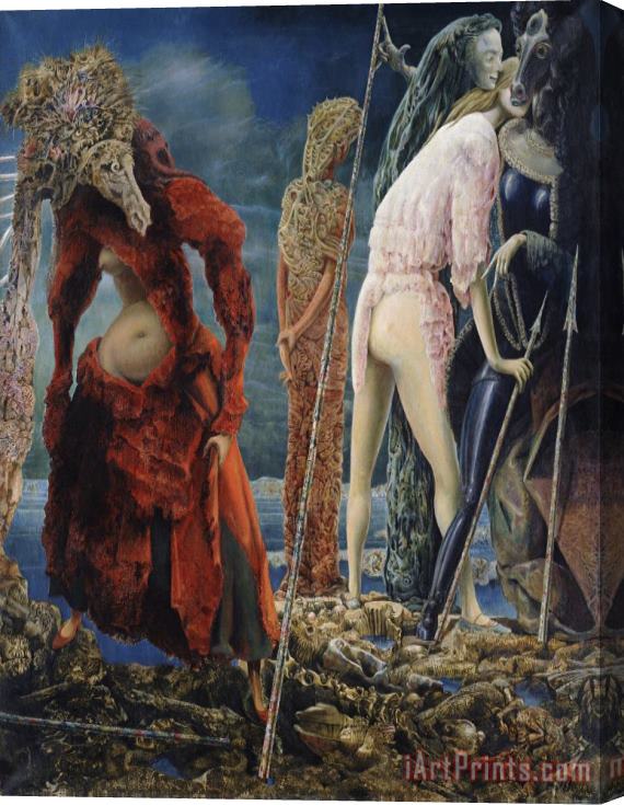 Max Ernst The Antipope Stretched Canvas Print / Canvas Art