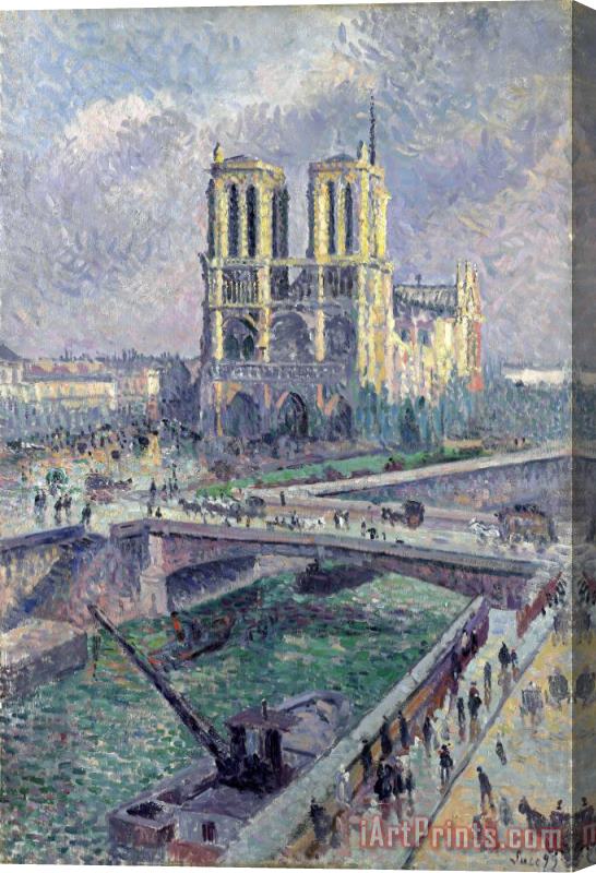 Maximilien Luce Notre Dame Stretched Canvas Print / Canvas Art