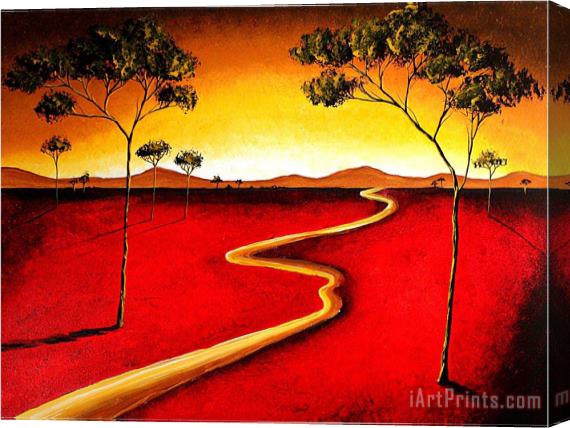 Megan Aroon Duncanson Highway of Dreams Stretched Canvas Painting / Canvas Art