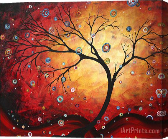 Megan Aroon Duncanson Red Halo Stretched Canvas Painting / Canvas Art