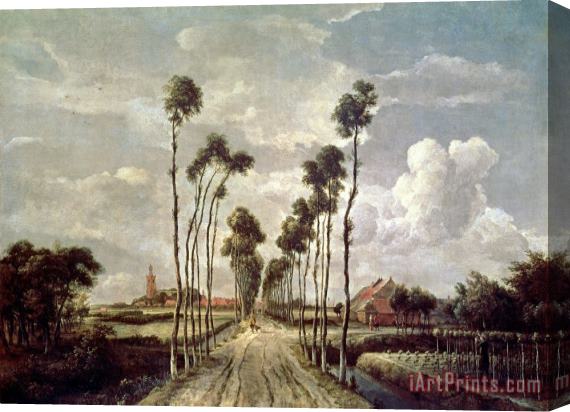 Meindert Hobbema The Avenue at Middelharnis Stretched Canvas Painting / Canvas Art