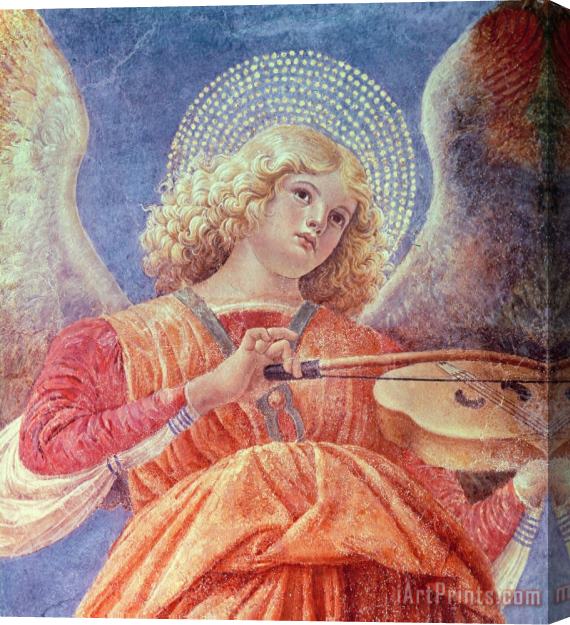 Melozzo da Forli Musical Angel With Violin Stretched Canvas Print / Canvas Art