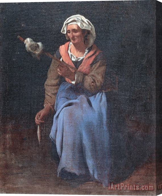Michael Sweerts Old Peasant Stretched Canvas Painting / Canvas Art