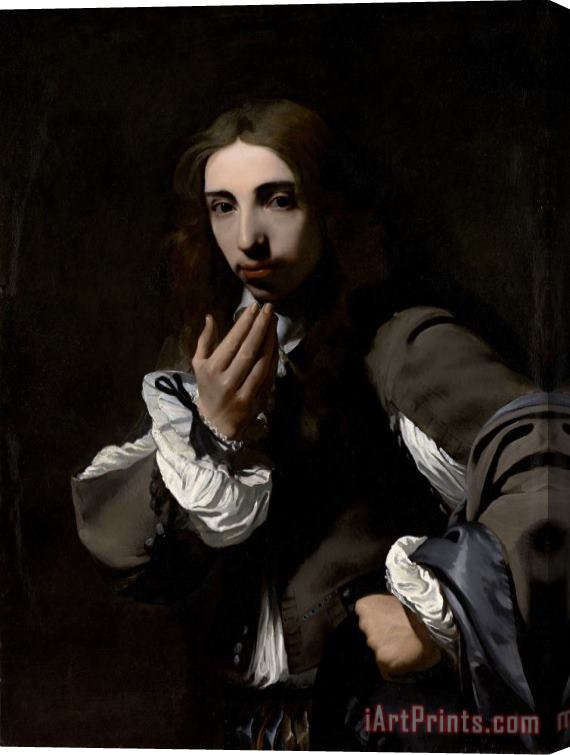 Michael Sweerts Portrait of Joseph Deutz Stretched Canvas Painting / Canvas Art