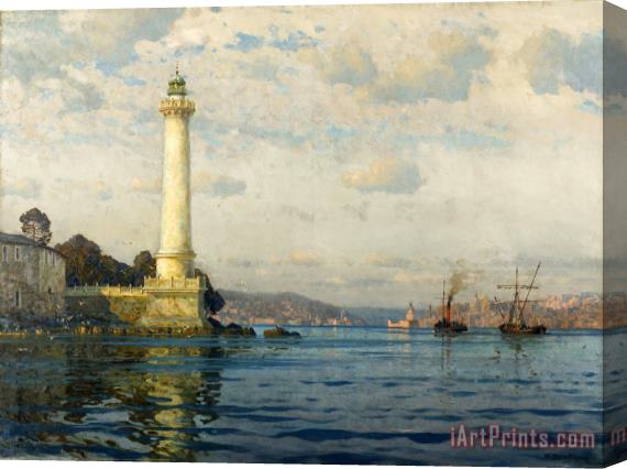 Michael Zeno Diemer The Ahirkapi Lighthouse Stretched Canvas Painting / Canvas Art