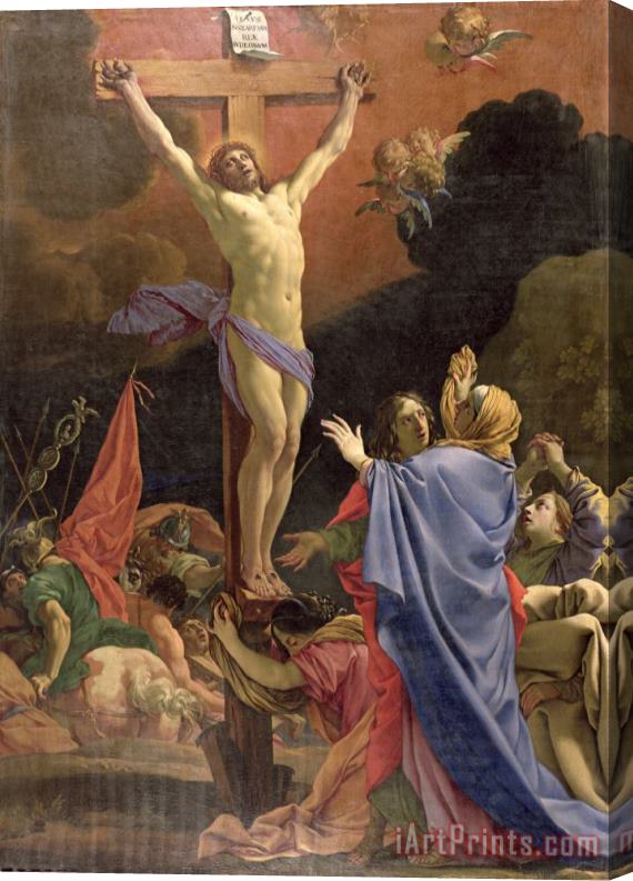 Michel Dorigny Christ on the Cross Stretched Canvas Print / Canvas Art