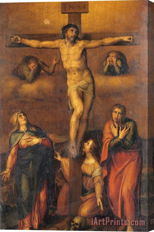 Michelangelo Buonarroti Crucifixion 1540 Stretched Canvas Print / Canvas Art