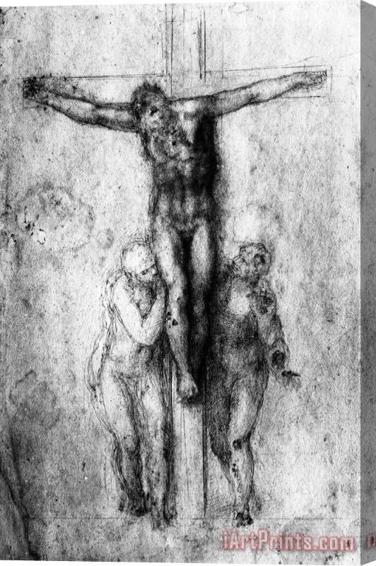 Michelangelo Buonarroti Crucifixion British Museum London Stretched Canvas Painting / Canvas Art