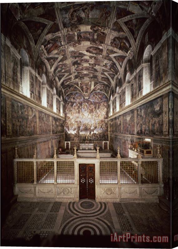 Michelangelo Buonarroti Sistine Chapel Stretched Canvas Print / Canvas Art