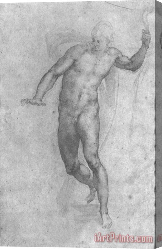 Michelangelo Buonarroti Study for a Risen Christ 1533 Stretched Canvas Print / Canvas Art