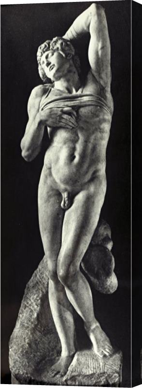 Michelangelo Buonarroti The Dying Captive Stretched Canvas Print / Canvas Art