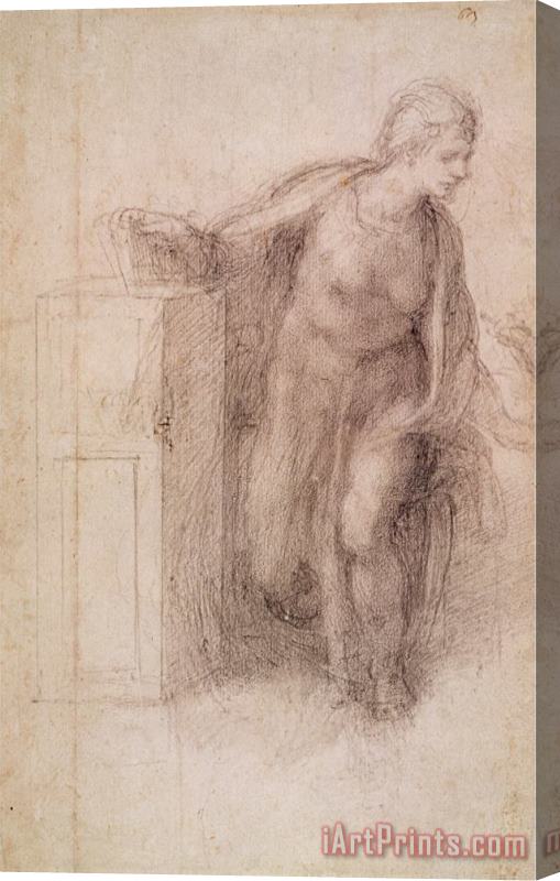 Michelangelo Buonarroti The Virgin Annunciate C 1546 Stretched Canvas Print / Canvas Art