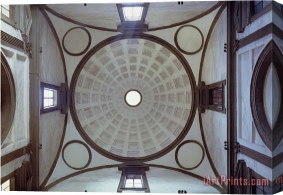 Michelangelo Buonarroti View of The Cupola in The New Sacristy 1520 24 And 1530 33 Stretched Canvas Print / Canvas Art