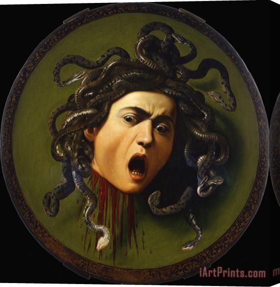 Michelangelo Merisi da Caravaggio Head of Medusa Stretched Canvas Print / Canvas Art
