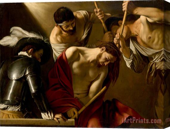 Michelangelo Merisi da Caravaggio The Crowning with Thorns Stretched Canvas Painting / Canvas Art