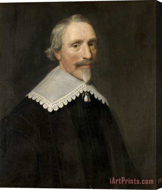 Michiel Jansz. Van Mierevelt Portrait of Jacob Cats, Grand Pensionary of Holland And West Friesland And Poet Stretched Canvas Painting / Canvas Art