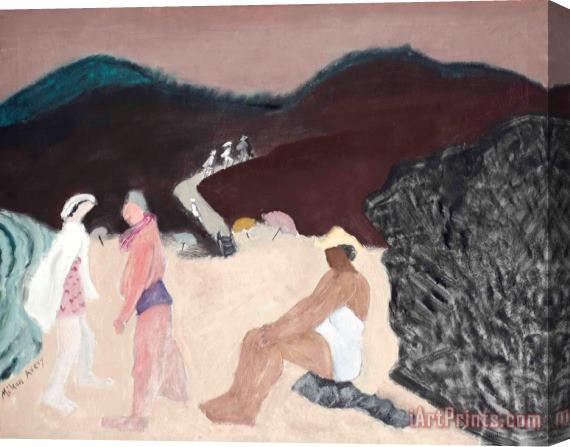 Milton Avery California Beach, 1942 Stretched Canvas Print / Canvas Art