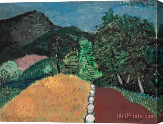 Milton Avery Country Road Stretched Canvas Painting / Canvas Art
